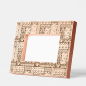 Afrikanische Volkskunst - Nahtlose Formen Muster 1 Geätzte Rahmen (Links)