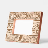 Afrikanische Volkskunst - Nahtlose Formen Muster 2 Geätzte Rahmen (Links)