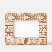 Afrikanische Volkskunst - Nahtlose Formen Muster 2 Geätzte Rahmen (Vorderseite)