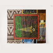 Afrikanische Volkskunst Wandteppich (Vorderseite (Horizontal))
