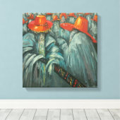 afrikanische Wanddekoration Leinwanddruck (Insitu (Holzboden))