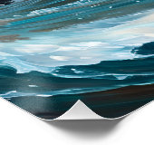 Afrikanische Wassergöttin Yemaya Malerei Poster (Ecke)