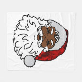 afrikanische Weihnachtsfeiertage Fleecedecke (Vorderseite (Horizontal))