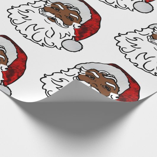 afrikanische Weihnachtsfeiertage Geschenkpapier (Ecke)