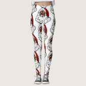 afrikanische Weihnachtsfeiertage Leggings (Vorderseite)