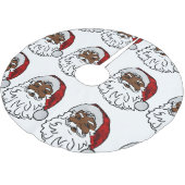 afrikanische Weihnachtsfeiertage Polyester Weihnachtsbaumdecke (Schrägansicht)