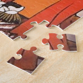 Afrikanische WeihnachtsGeburt Christis-Szene Puzzle (Seite)