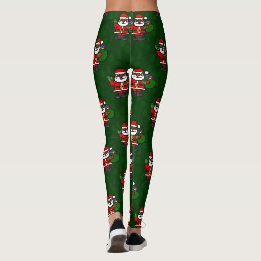 afrikanische Weihnachtsgeschenke Leggings (Rückseite)