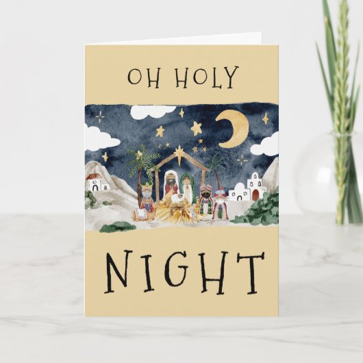 Afrikanische Weihnachtskarte Feiertagskarte (Vorderseite)