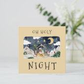 Afrikanische Weihnachtskarte Feiertagskarte (Stehend Vorderseite)