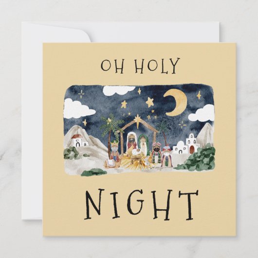 Afrikanische Weihnachtskarte Feiertagskarte (Vorderseite)