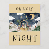 Afrikanische Weihnachtskarte Feiertagspostkarte (Vorderseite)