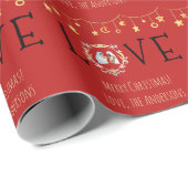 Afrikanische Weihnachtskarte Geschenkpapier (Rolleneckpunkt)