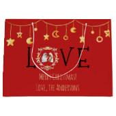 Afrikanische Weihnachtskarte Große Geschenktüte (Vorderseite)