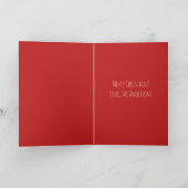 Afrikanische Weihnachtskarte Karte (Innenseite)