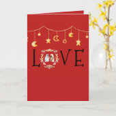 Afrikanische Weihnachtskarte Karte (Gelbe Blume)