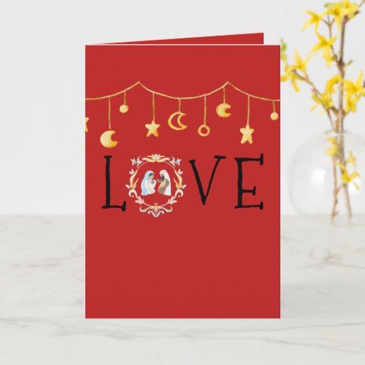 Afrikanische Weihnachtskarte Karte (Gelbe Blume)