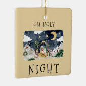 Afrikanische Weihnachtskarte Keramikornament (Rechts)