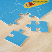Afrikanische Weihnachtskarte Puzzle (Seite)