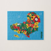 Afrikanische Weihnachtskarte Puzzle (Horizontal)