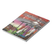 Afrikanische Weihnachtskrippe Notizblock (Rotiert)