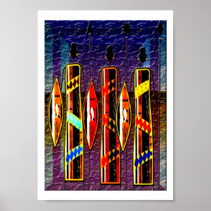 Afrikanische Weisen Poster