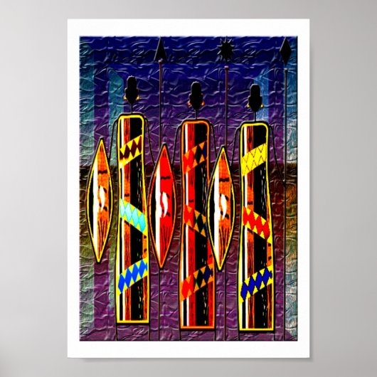Afrikanische Weisen Poster (Vorne)