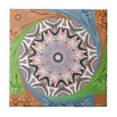 afrikanische Whirlkunst Fliese (Vorderseite)
