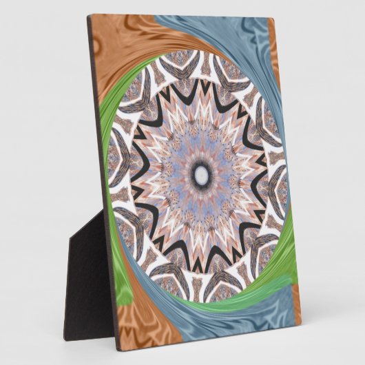 afrikanische Whirlkunst Fotoplatte (Seite)