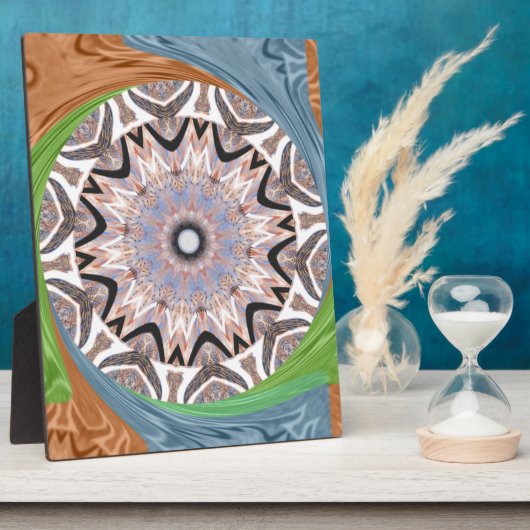 afrikanische Whirlkunst Fotoplatte (Seite)