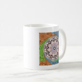 afrikanische Whirlkunst Kaffeetasse (VorderseiteRechts)