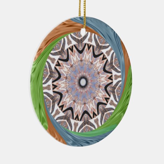 afrikanische Whirlkunst Keramikornament (Rechts)