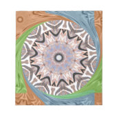 afrikanische Whirlkunst Notizblock (Vorderseite)