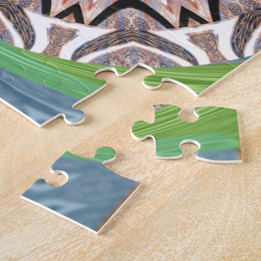 afrikanische Whirlkunst Puzzle (Seite)