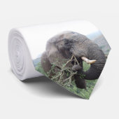 Afrikanische Wildfotografie Elephant Bull Krawatte (Gerollt)