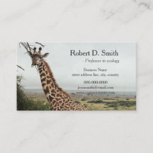 Afrikanische Wildgiraffenwissenschaft beruflich