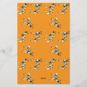 Afrikanische Wildhunde Briefpapier (Rückseite)