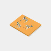 Afrikanische Wildhunde Post-it Klebezettel (angewinkelt)