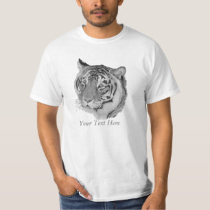afrikanische Wildtierbild einer großen Tigerkatze T-Shirt