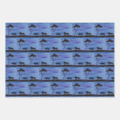 Afrikanische Wildtiere Geschenkpapier Set (Vorderseite 2)