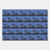 Afrikanische Wildtiere Geschenkpapier Set (Vorderseite)