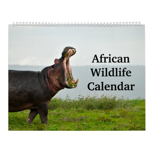 Afrikanische Wildtiere Kalender (Titelbild)
