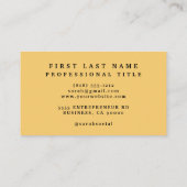 Afrikanische Wildtiere Visitenkarte (Rückseite)