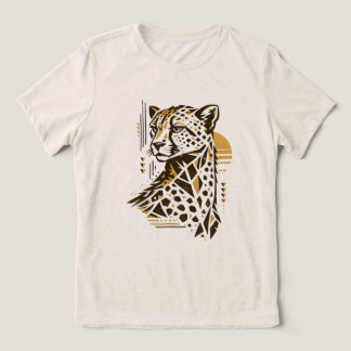 Afrikanische Wildtierkunst - Gepard Frauen Grafik Tri-Blend Shirt