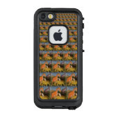 Afrikanische WildwasserProof Pop Art LifeProof iPhone Hülle (Rückseite)