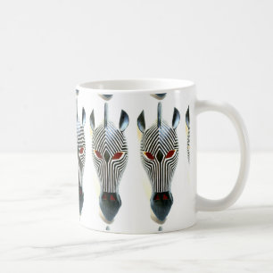 afrikanische Zebramaske-Tasse Kaffeetasse