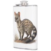 Afrikanische Zibetkatze Flachmann (Links)