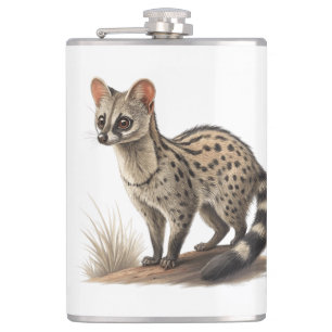 Afrikanische Zibetkatze Flachmann