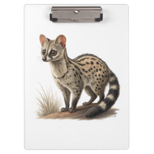 Afrikanische Zibetkatze Klemmbrett