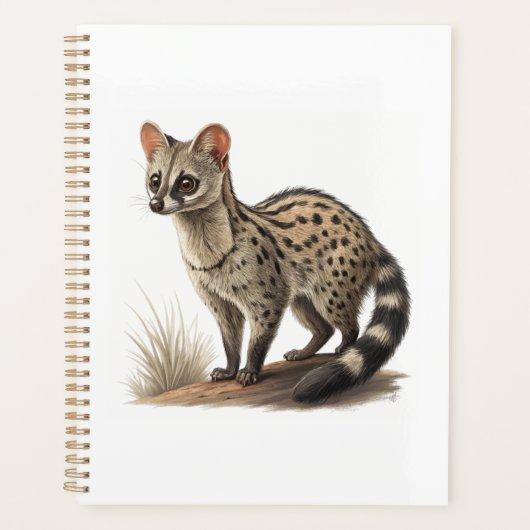 Afrikanische Zibetkatze Planer (Vorderseite)